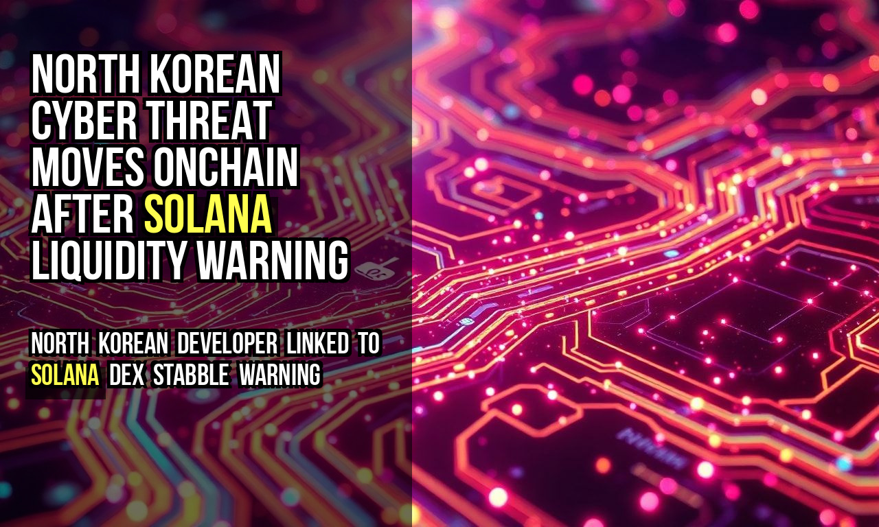 North Korean Cyber Threat Moves Onchain After Solana Liquidity Warning