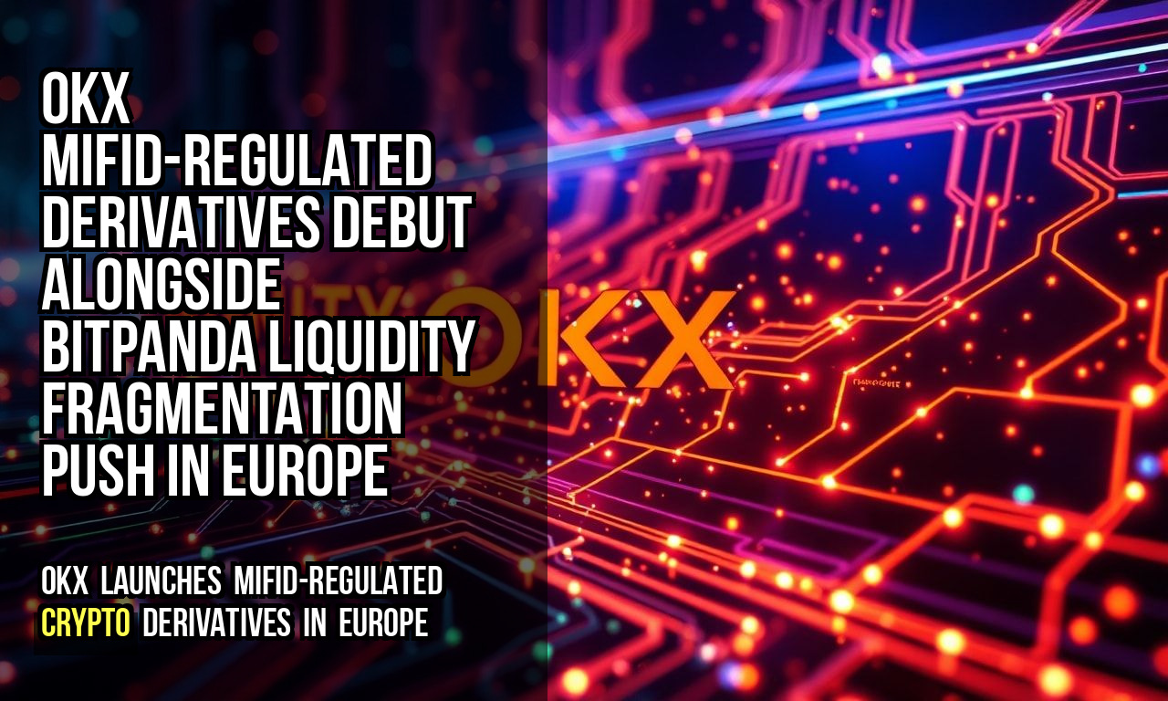 OKX MiFID-Regulated Derivatives Debut Alongside Bitpanda Liquidity Fragmentation Push in Europe
