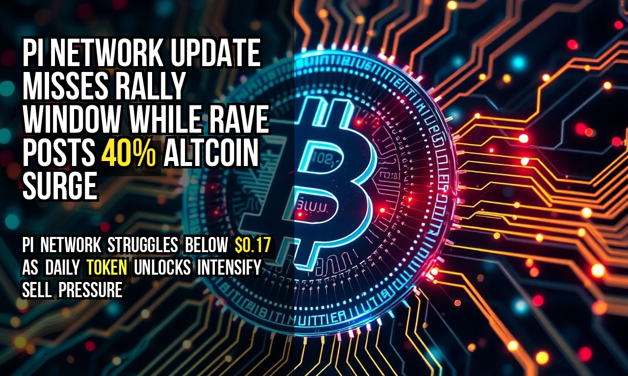 Pi Network Update Misses Rally Window While RAVE Posts 40% Altcoin Surge
