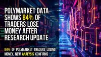 Polymarket data shows 84% of traders lose money after research update