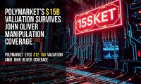 Polymarket’s $15B Valuation Survives John Oliver Manipulation Coverage