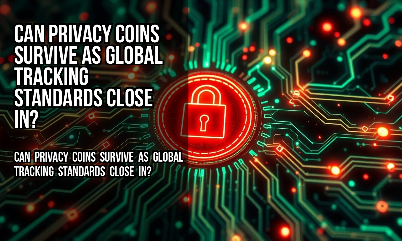 Can privacy coins survive as global tracking standards close in?