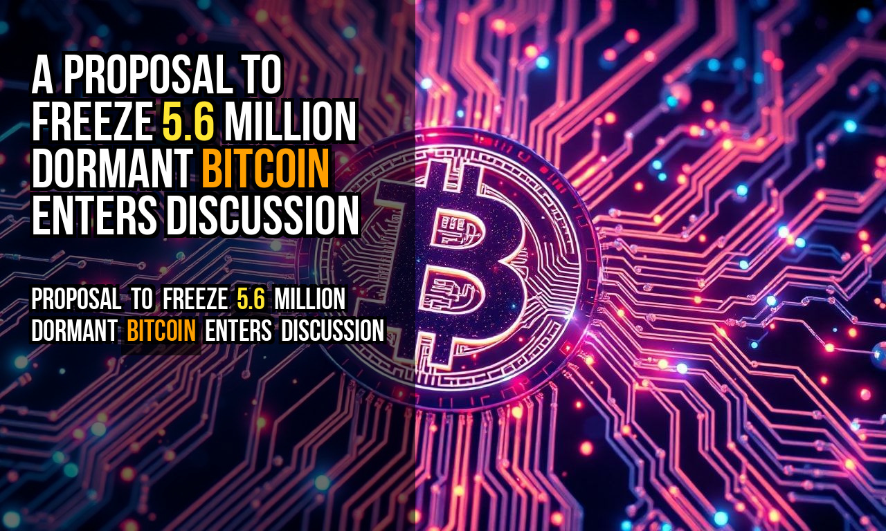 A Proposal to Freeze 5.6 Million Dormant Bitcoin Enters Discussion