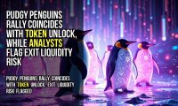 Pudgy Penguins rally coincides with token unlock, while analysts flag exit liquidity risk