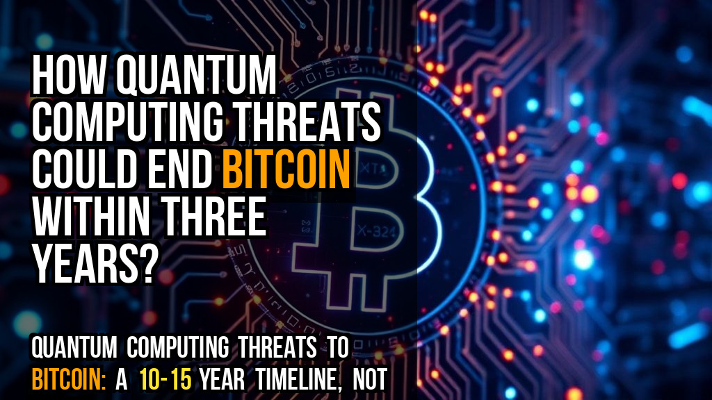 How quantum computing threats could end Bitcoin within three years?