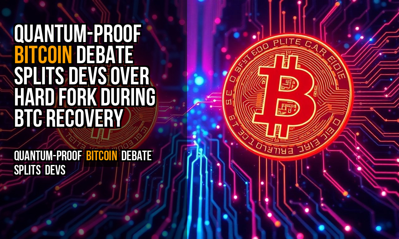 Quantum-Proof Bitcoin Debate Splits Devs Over Hard Fork During BTC Recovery