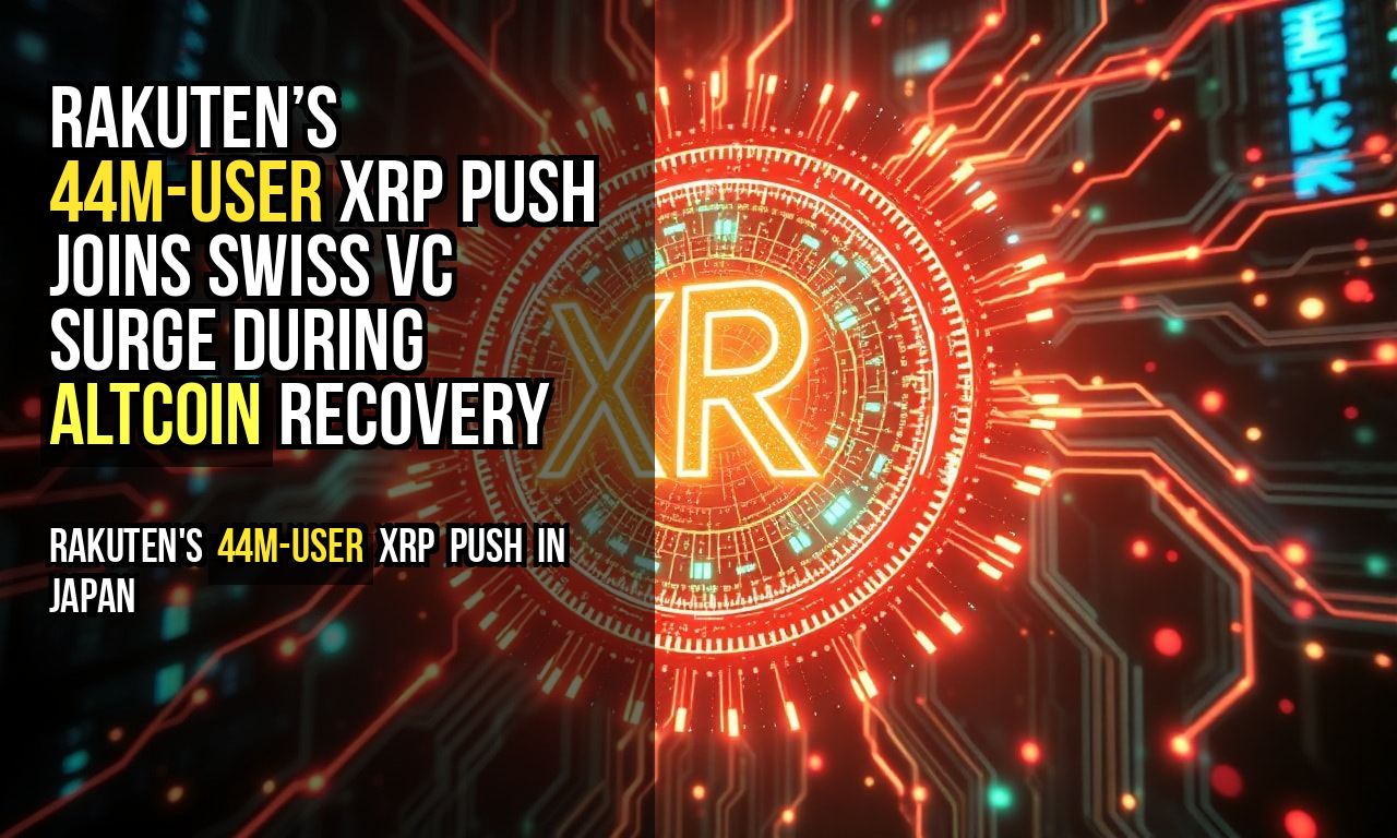 Rakuten’s 44M-User XRP Push Joins Swiss VC Surge During Altcoin Recovery