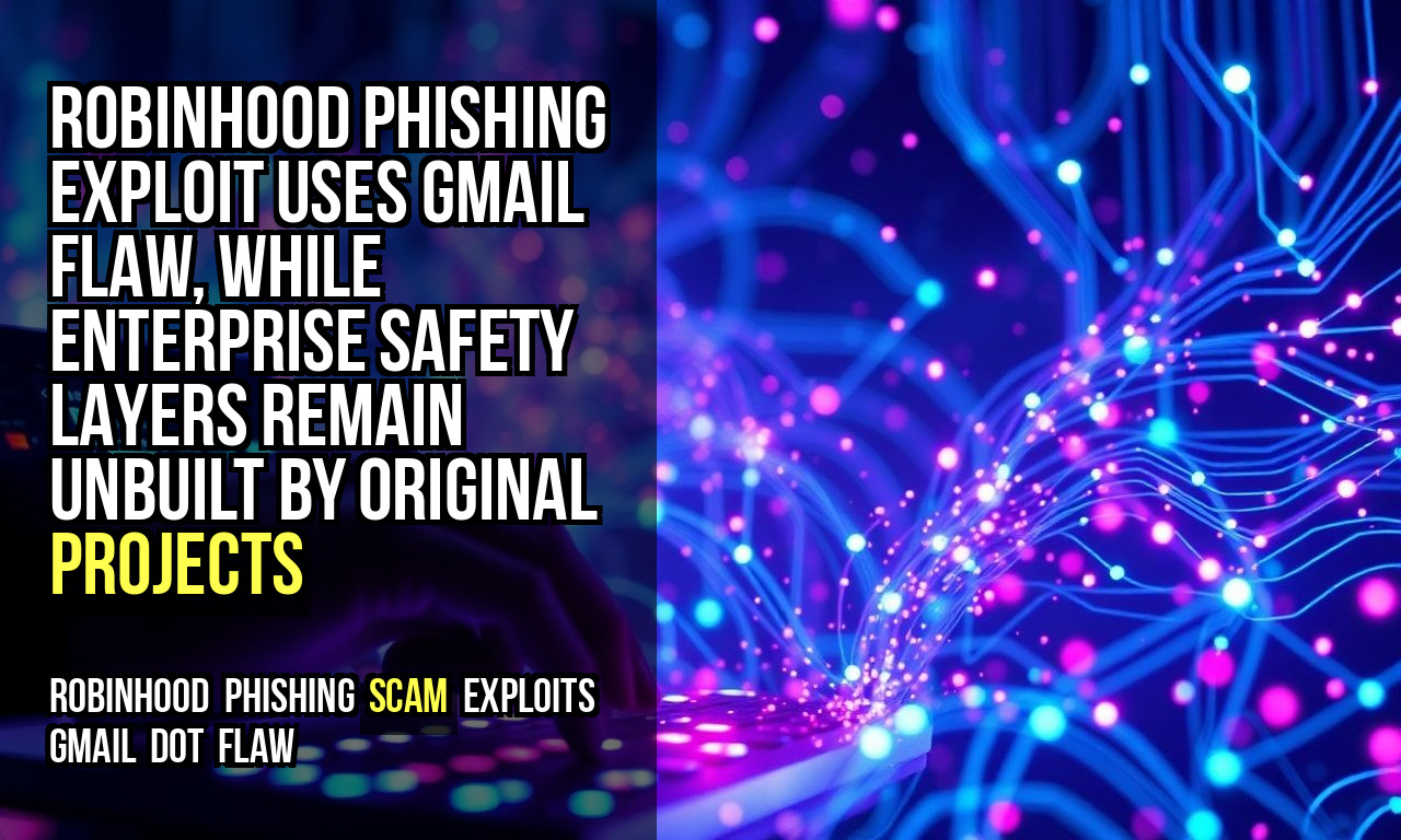 Robinhood phishing exploit uses Gmail flaw, while enterprise safety layers remain unbuilt by original projects