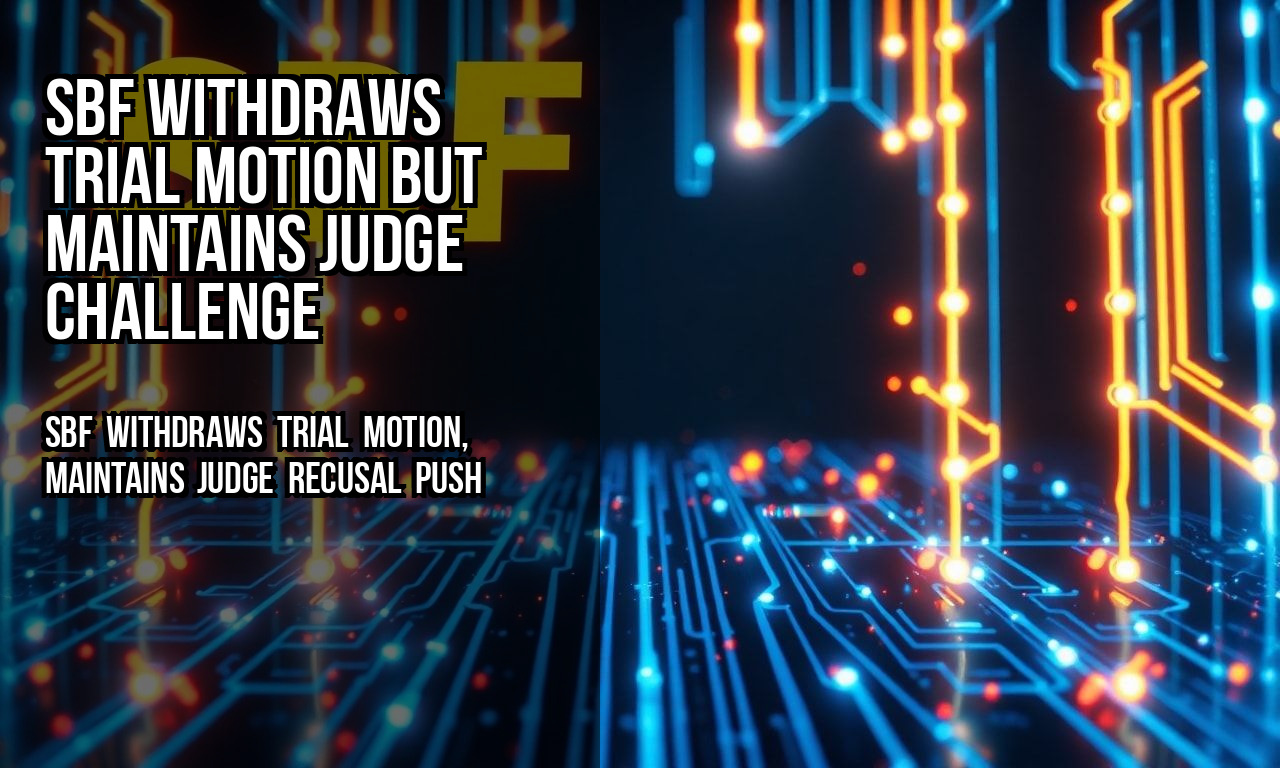 SBF Withdraws Trial Motion but Maintains Judge Challenge
