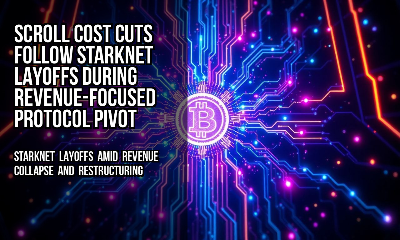 Scroll Cost Cuts Follow Starknet Layoffs During Revenue-Focused Protocol Pivot