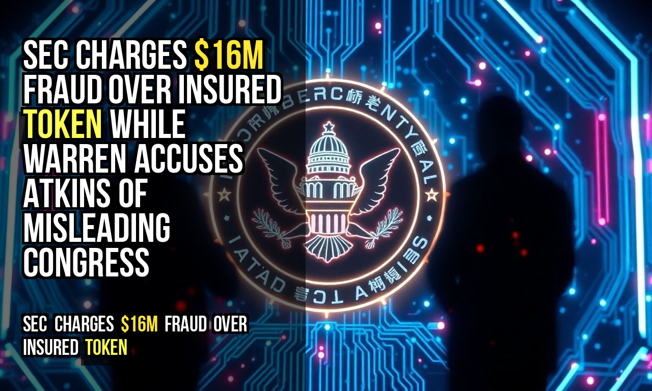 SEC Charges $16M Fraud Over Insured Token while Warren Accuses Atkins of Misleading Congress