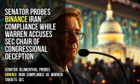 Senator Probes Binance Iran Compliance While Warren Accuses SEC Chair of Congressional Deception
