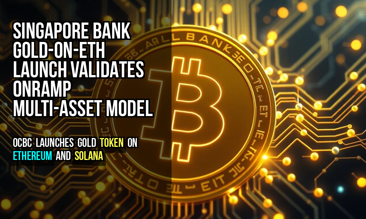 Singapore Bank Gold-on-ETH Launch Validates Onramp Multi-Asset Model