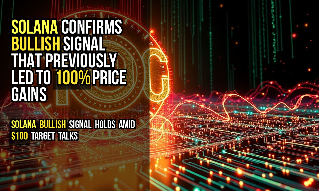 Solana Confirms Bullish Signal That Previously Led to 100% Price Gains