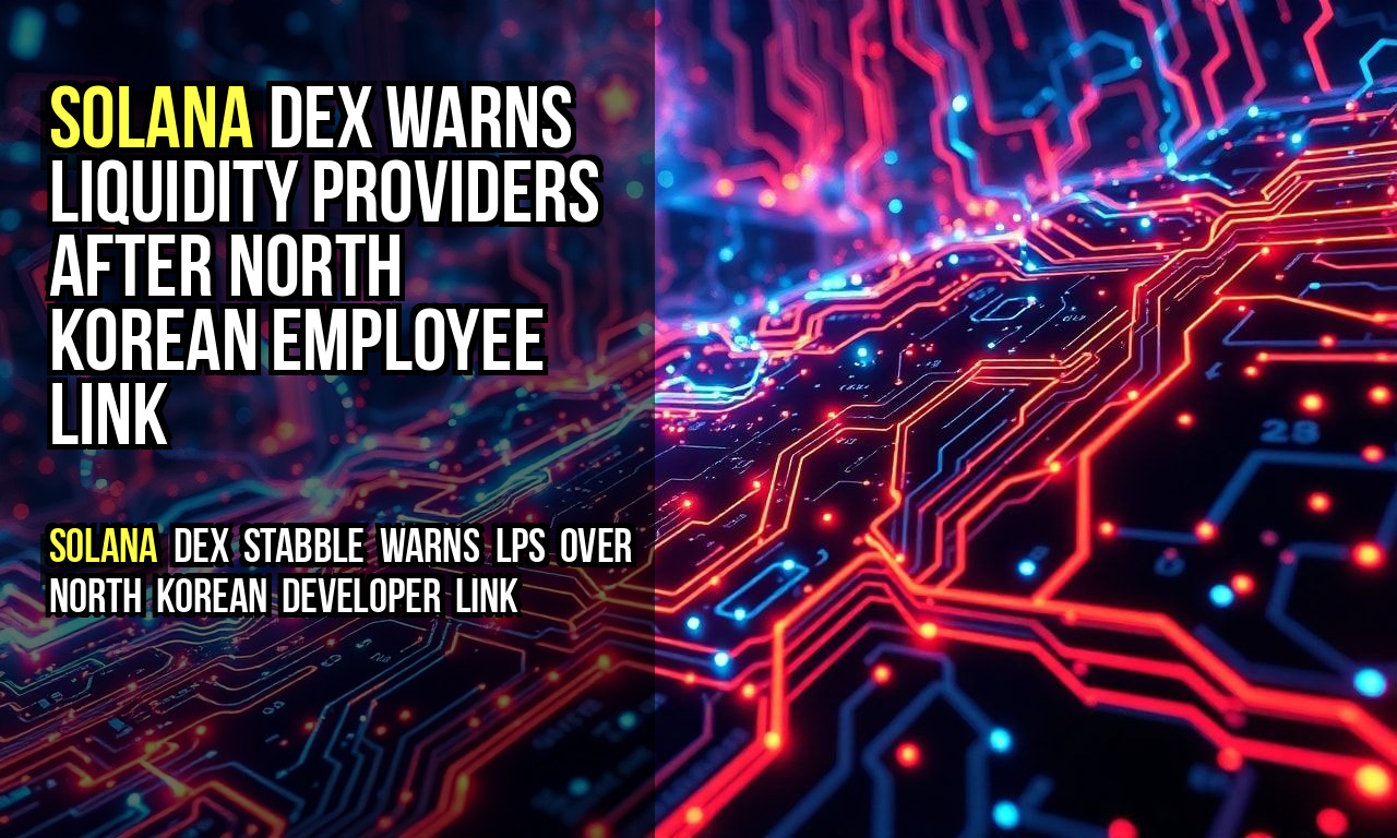 Solana DEX warns liquidity providers after North Korean employee link