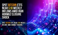 Spot Bitcoin ETFs Near $1B Weekly Inflows amid Iran Hormuz Closure Shock