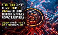 Stablecoin supply hits $315B in Q1 2026 as on-chain liquidity improves across exchanges