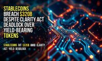 Stablecoins Breach $320B Despite Clarity Act Deadlock Over Yield-Bearing Tokens