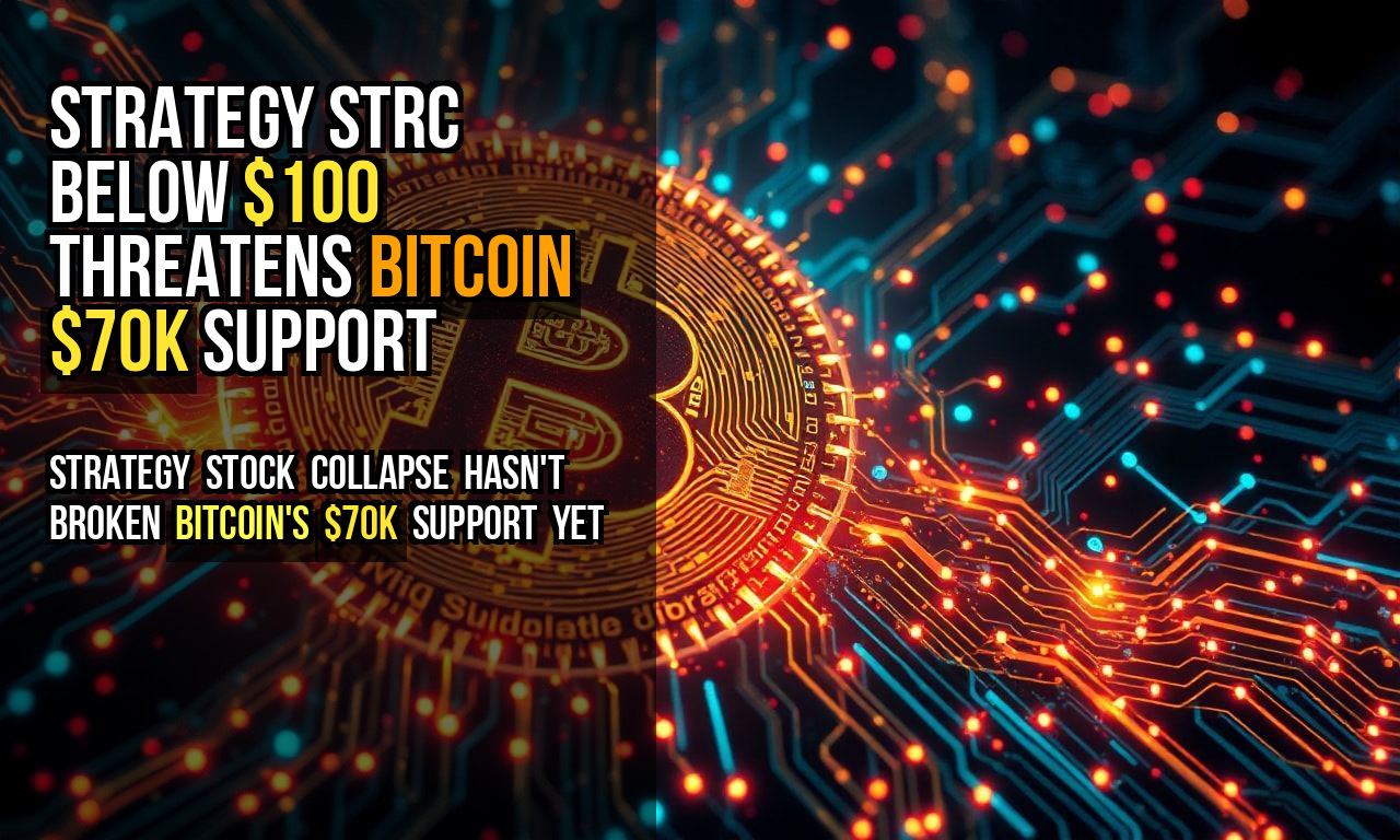 Strategy STRC Below $100 Threatens Bitcoin $70K Support