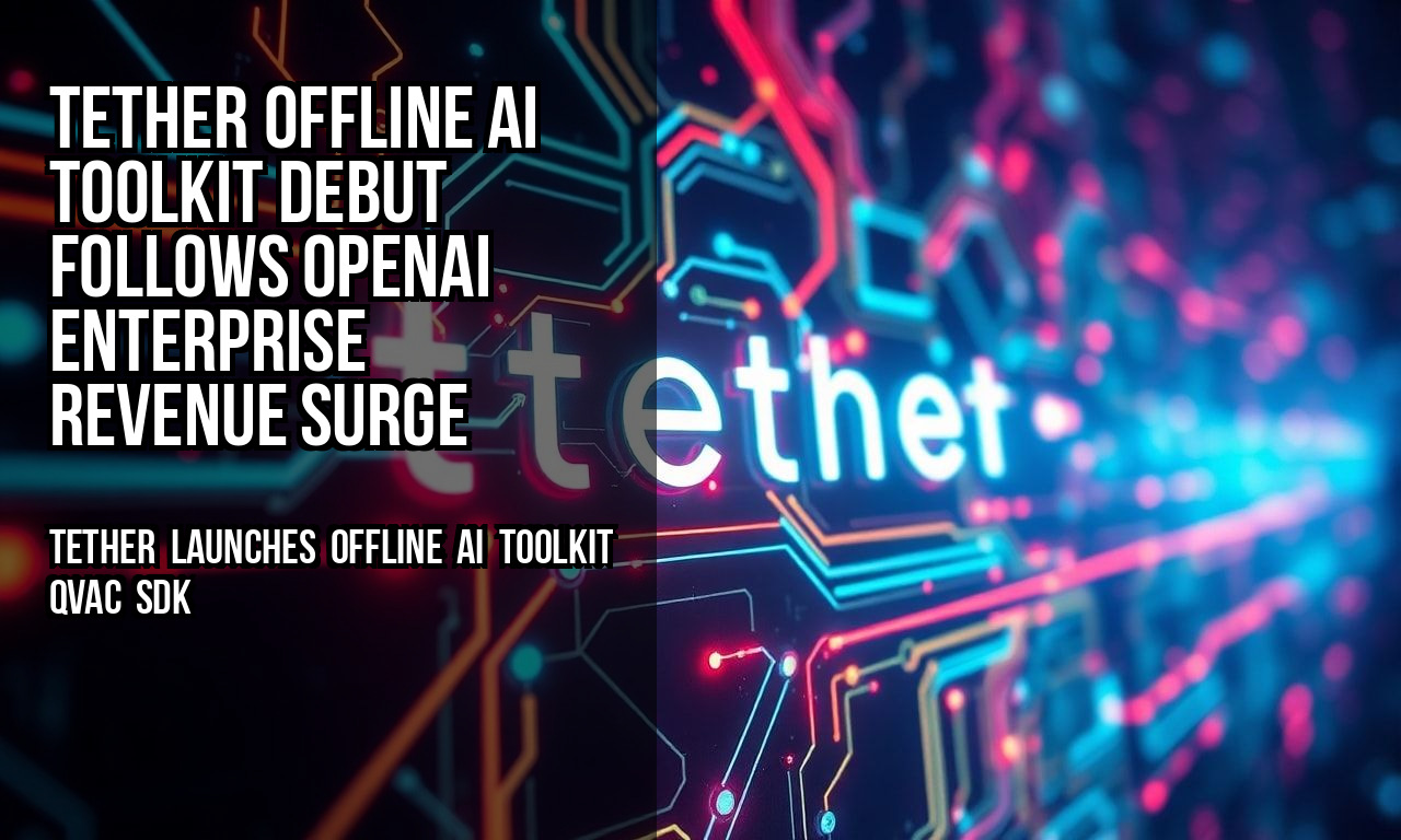 Tether Offline AI Toolkit Debut Follows OpenAI Enterprise Revenue Surge