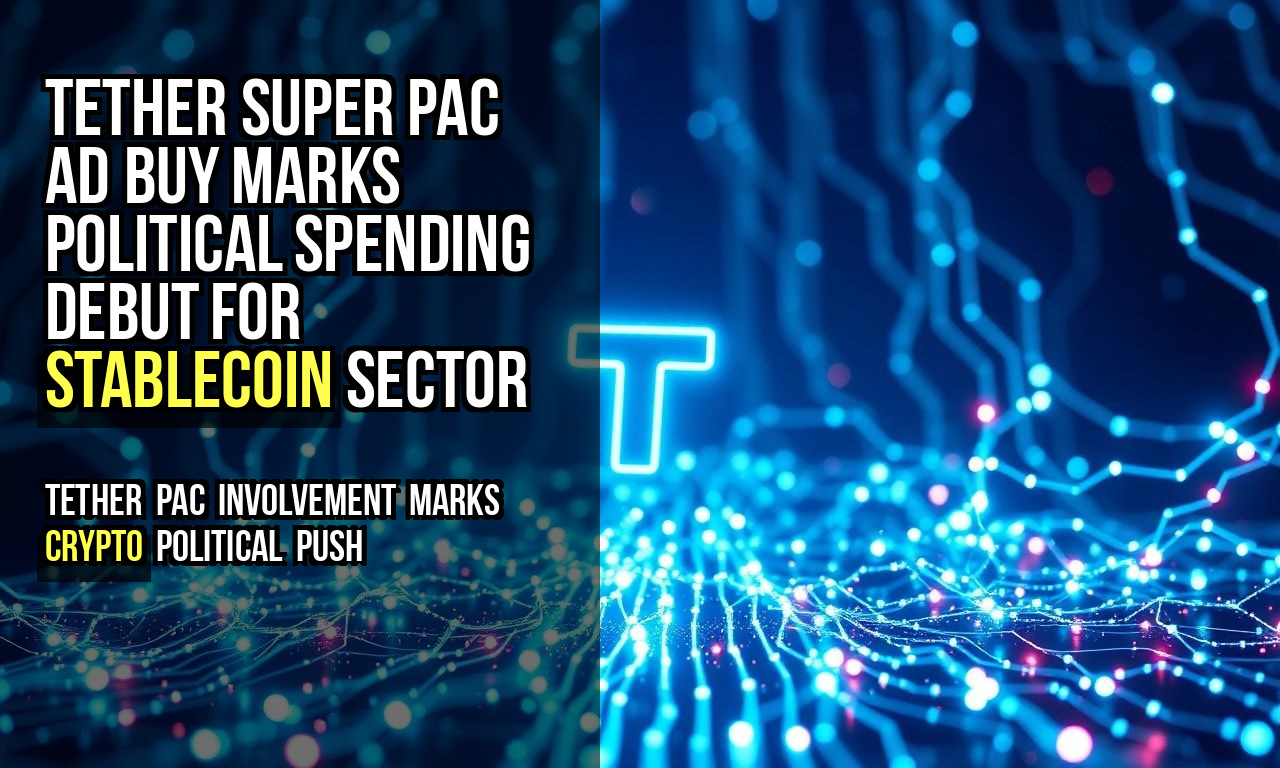 Tether Super PAC Ad Buy Marks Political Spending Debut for Stablecoin Sector
