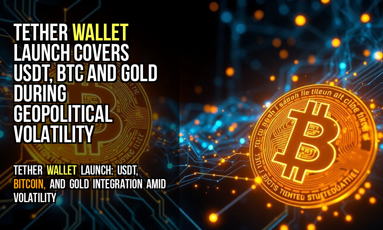 Tether Wallet Launch Covers USDT, BTC and Gold During Geopolitical Volatility