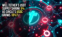 Will Tether’s USDT supply shrink 5% as Circle’s USDC grows 18%?