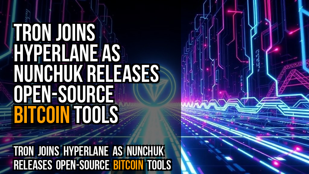 TRON Joins Hyperlane as Nunchuk Releases Open-Source Bitcoin Tools