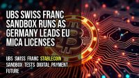 UBS Swiss Franc Sandbox Runs as Germany Leads EU MiCA Licenses