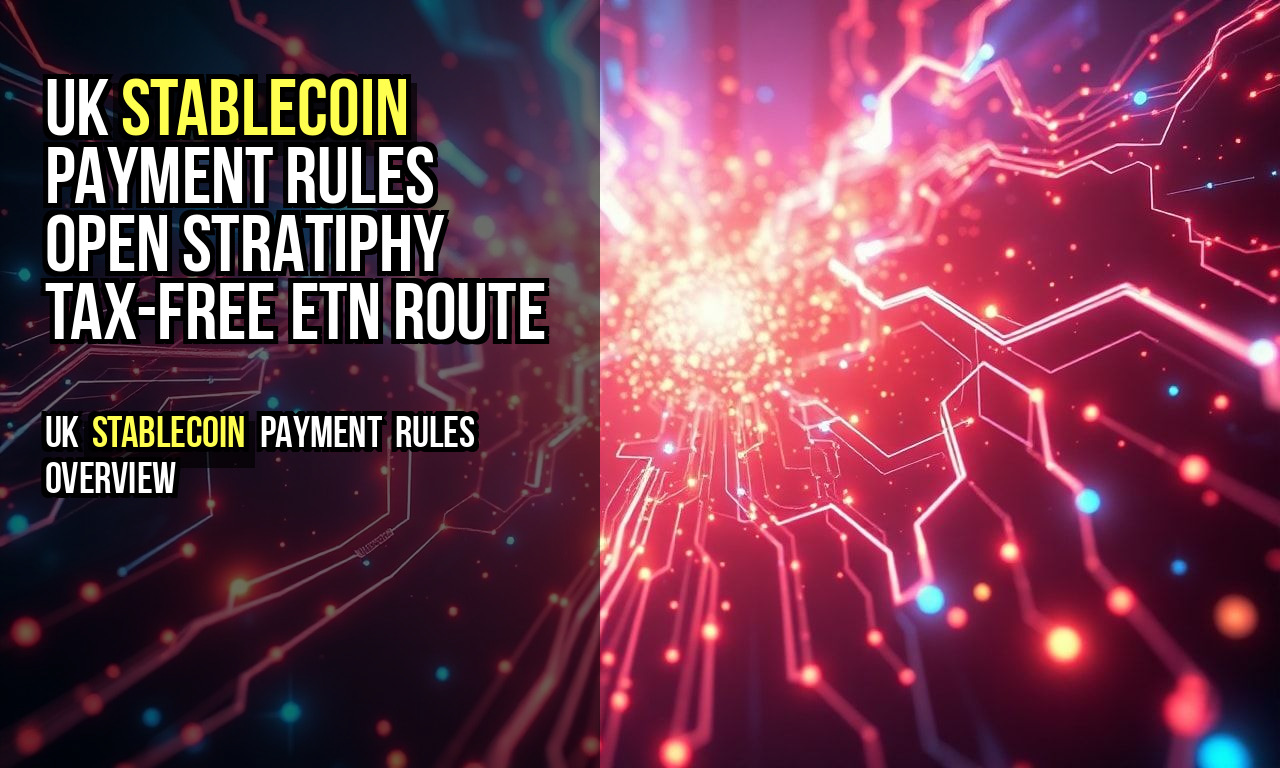 UK Stablecoin Payment Rules Open Stratiphy Tax-Free ETN Route