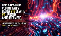 Uniswap’s daily volume falls below $1B despite V4 upgrade announcement