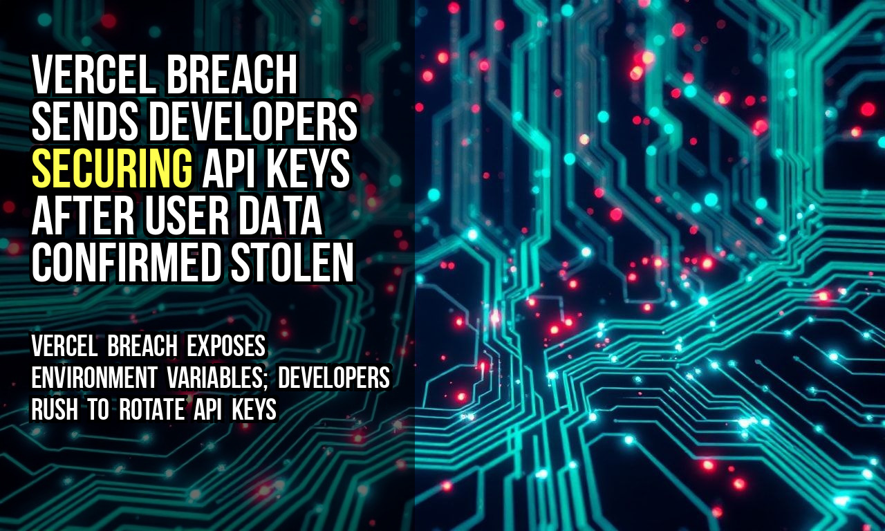 Vercel Breach Sends Developers Securing API Keys After User Data Confirmed Stolen