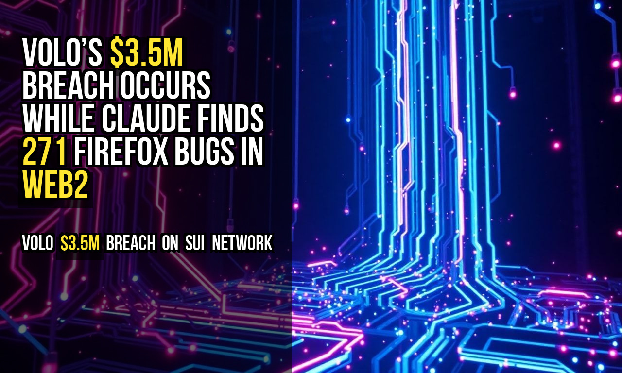 Volo’s $3.5M Breach Occurs While Claude Finds 271 Firefox Bugs in Web2