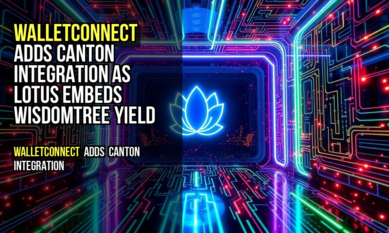 WalletConnect Adds Canton Integration as Lotus Embeds WisdomTree Yield