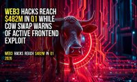 Web3 Hacks Reach $482M in Q1 While CoW Swap Warns of Active Frontend Exploit