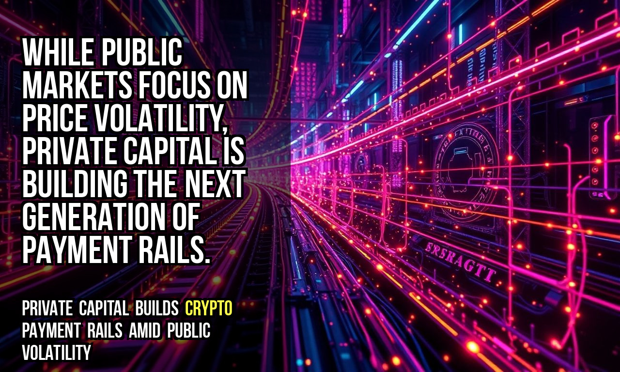 While public markets focus on price volatility, private capital is building the next generation of payment rails.