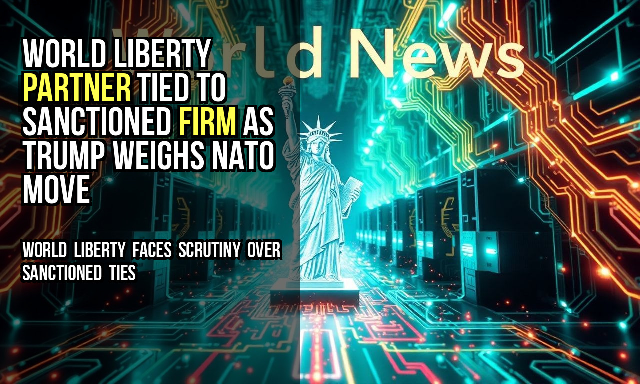World Liberty Partner Tied to Sanctioned Firm as Trump Weighs NATO Move