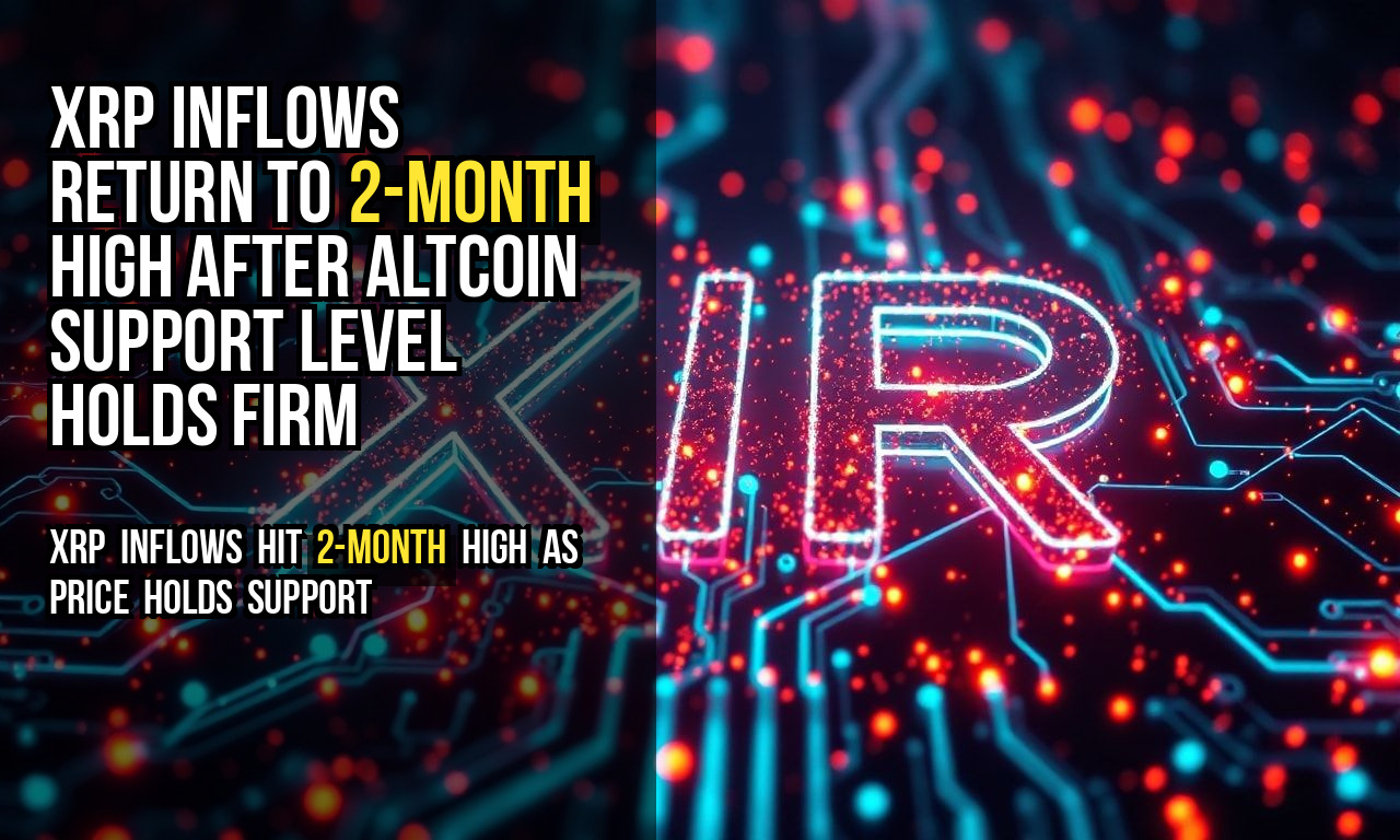 XRP Inflows Return to 2-Month High After Altcoin Support Level Holds Firm
