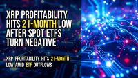 XRP profitability hits 21-month low after spot ETFs turn negative