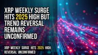 XRP weekly surge hits 2025 high but trend reversal remains unconfirmed