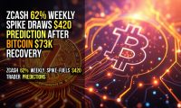 Zcash 62% Weekly Spike Draws $420 Prediction After Bitcoin $73K Recovery