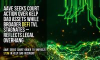 Aave seeks court action over Kelp DAO assets while broader DeFi TVL stagnates – reflects legal overhang