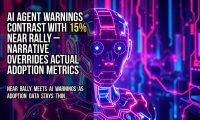 AI agent warnings contrast with 15% NEAR rally – narrative overrides actual adoption metrics