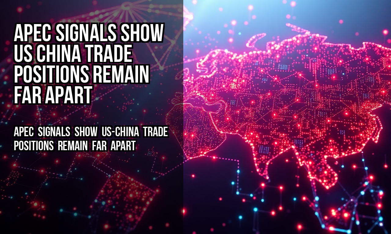 APEC signals show US China trade positions remain far apart