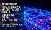 Aptos commits $50M to AI agents, yet DeFi TVL lags – signals speculative capital misallocation