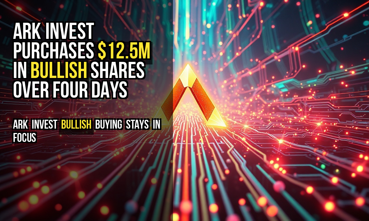 Ark Invest purchases $12.5M in Bullish shares over four days