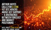 Arthur Hayes calls for $126K yet BTC hovers above key support – a divergence between forecast and market positioning