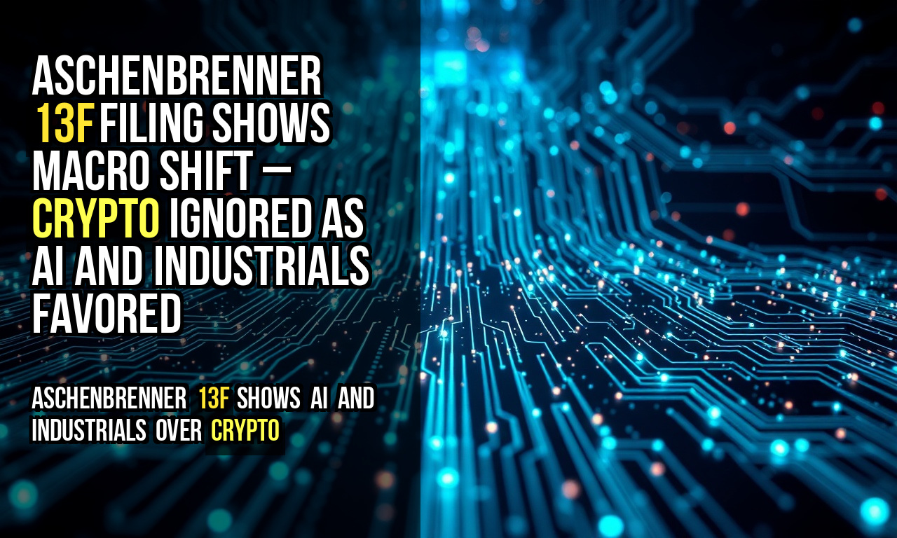 Aschenbrenner 13F filing shows macro shift – crypto ignored as AI and industrials favored