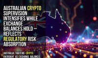 Australian crypto supervision intensifies while exchange balances hold – reflects regulatory risk absorption