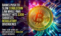 Banks push to slow stablecoin law while RWA market hits $30B – suggests regulatory divergence
